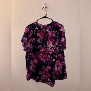 Torrid Floral Blouse